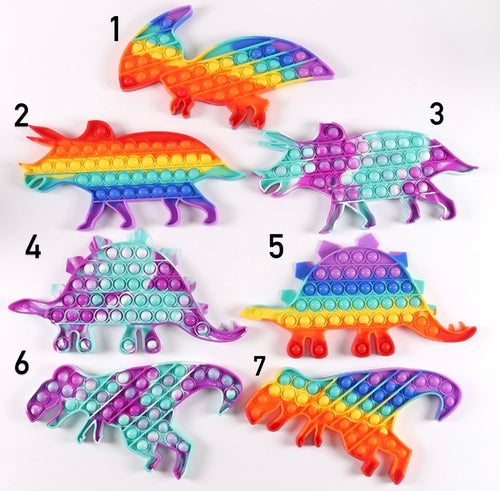 Jumbo Dinosaur Pop Fidget Toys
